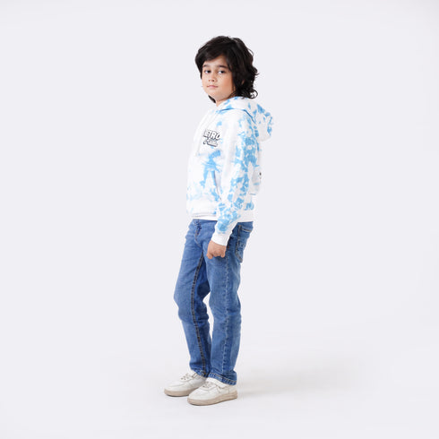 RETRO TIE & DYE PULLOVER HOODIE